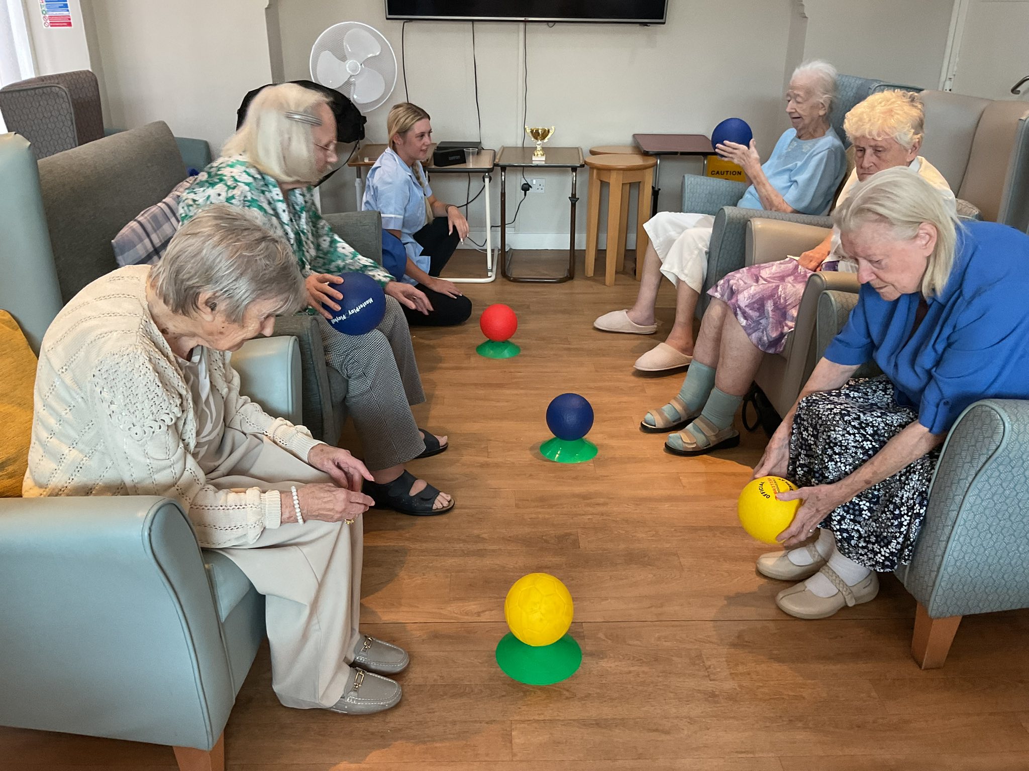 Social activities at Danesbrook House care home Cardiff