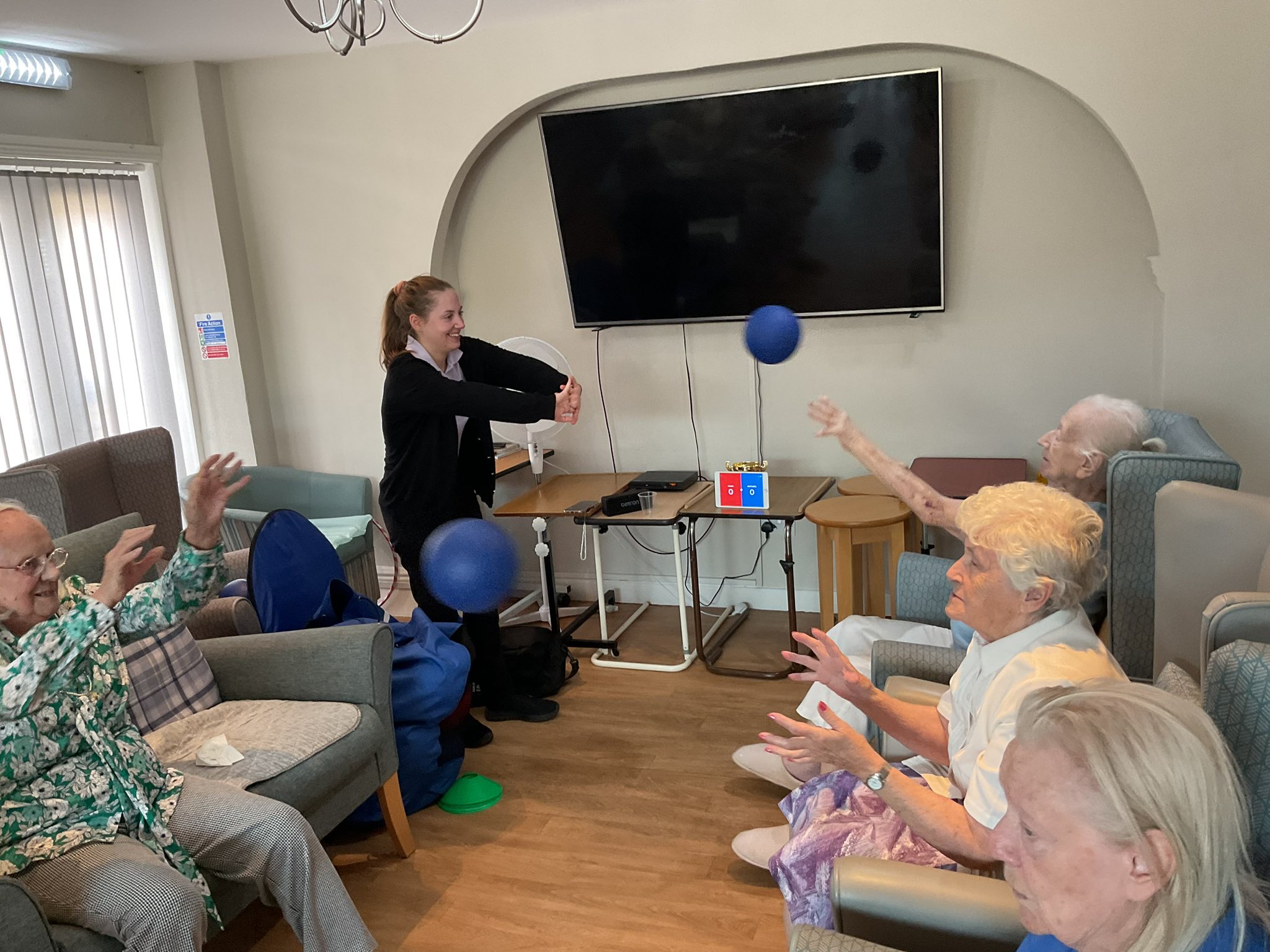Social activities at Danesbrook House care home Cardiff